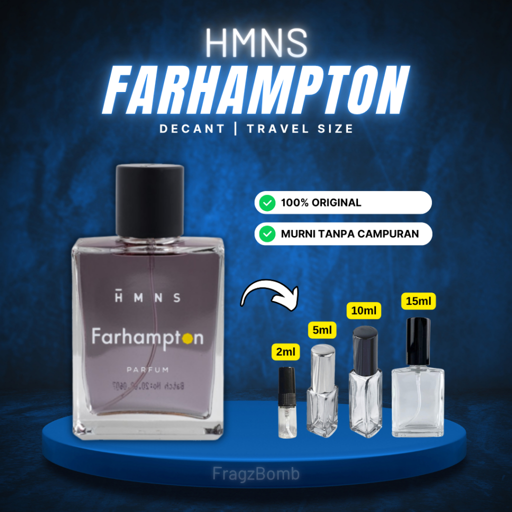 [DECANT] HMNS Farhampton Extrait de Parfum - Parfum Pria