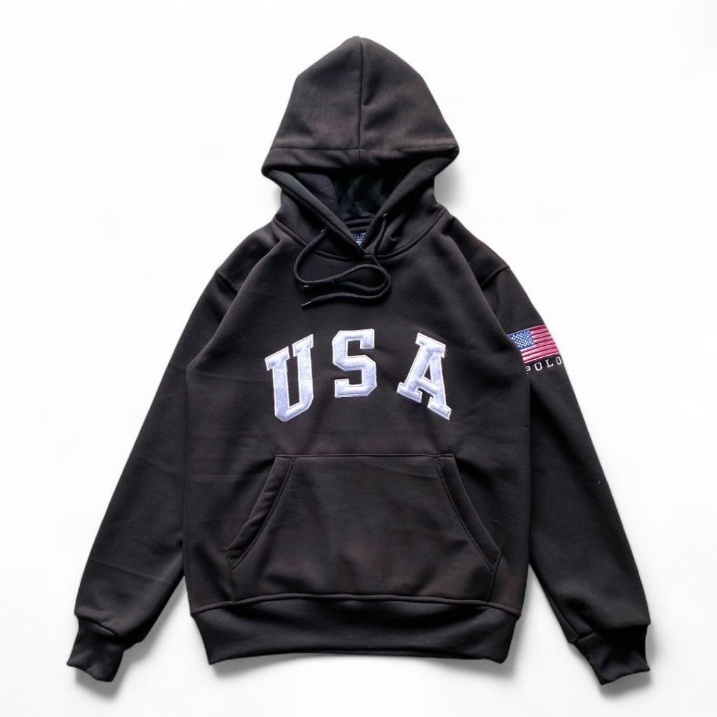 HOODIE USA BORDIR