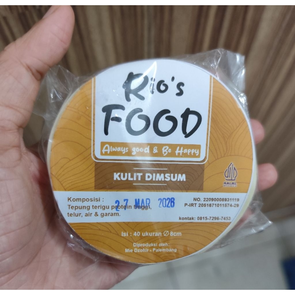 

Kulit Dimsum RIO 8cm & 10cm