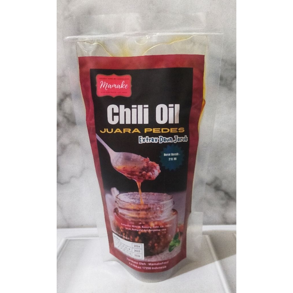 

Chili Oil Daun Jeruk/Minyak Cabe Ebi Daun jeruk