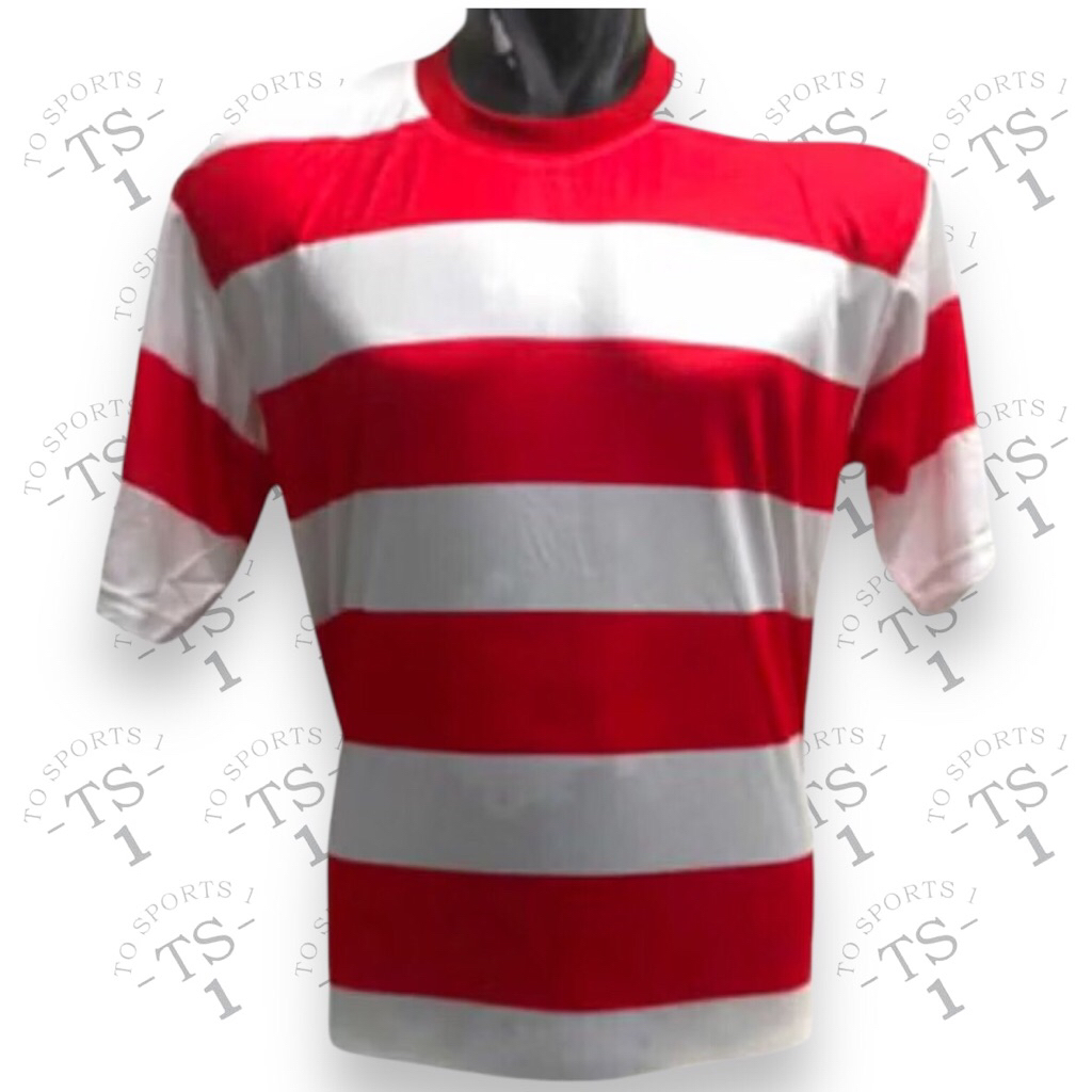 BAJU KAOS LOREK SAKERA MADURA LENGAN PENDEK OBLONG /BAJU SAKERA MADURA MERAH PUTIH OBLONG PENDEK BAH