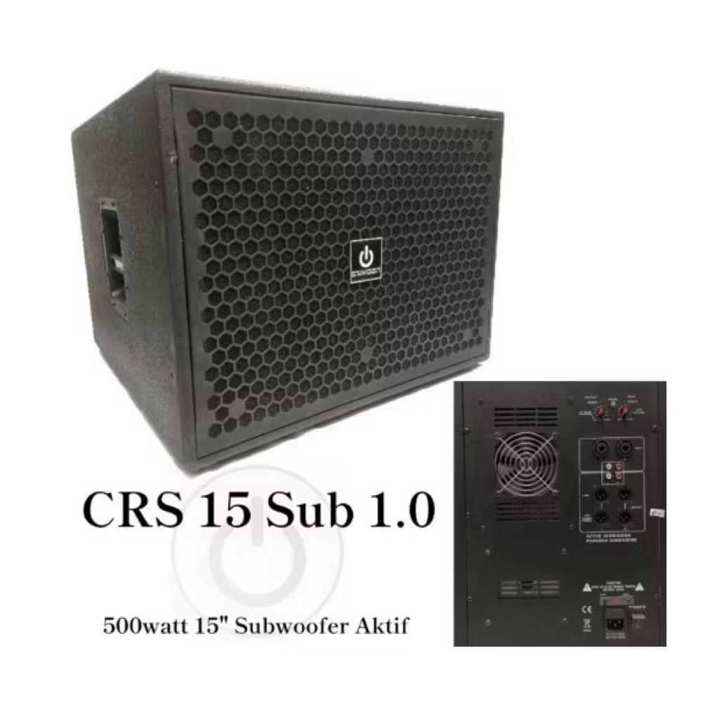 SUBWOOFER Aktif 15 Inch Crimson CRS 15 Sub 1.0 Original PROFESSIONAL SUBWOOFER