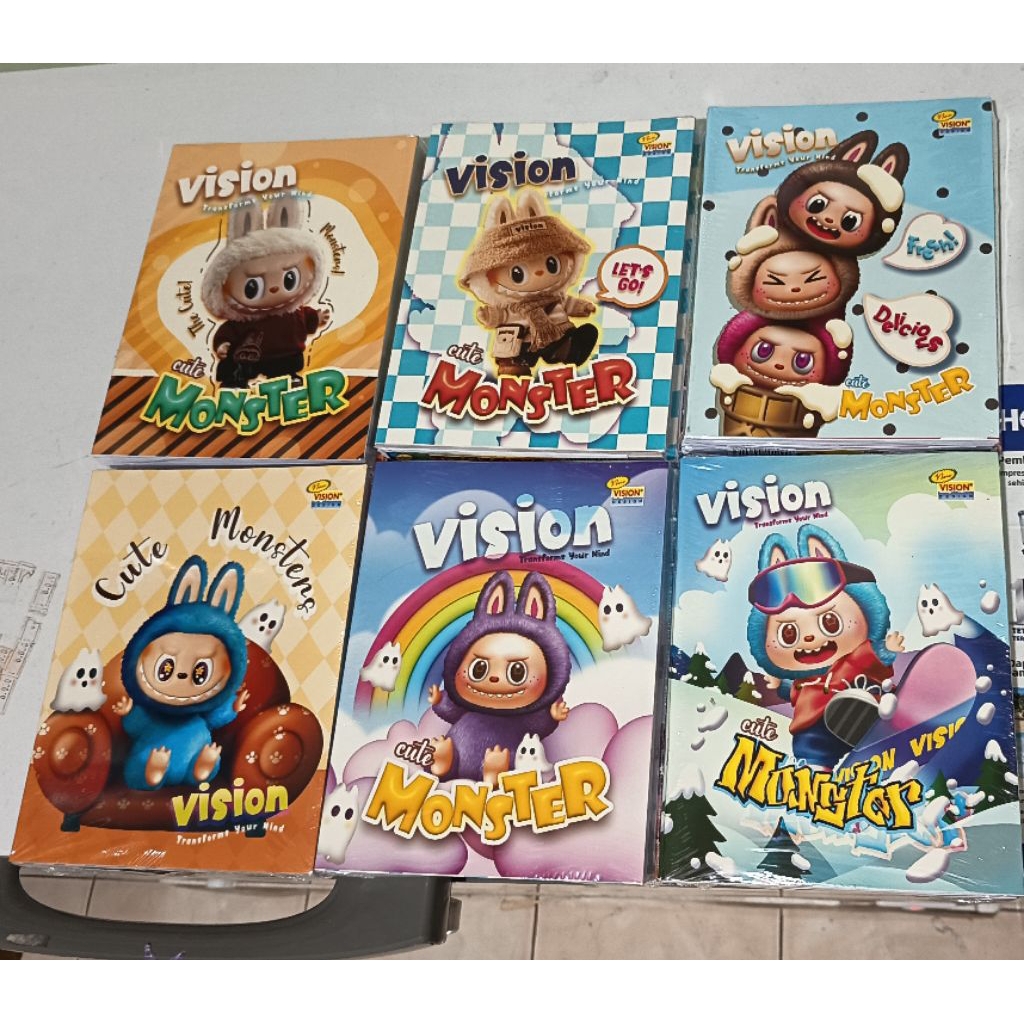 

Buku tulis Vision 38 labubu