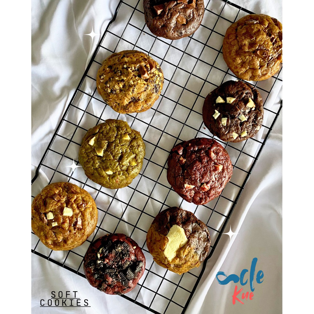 

Paket Soft Cookies mini isi 10 Mix(Berat -+25gr)