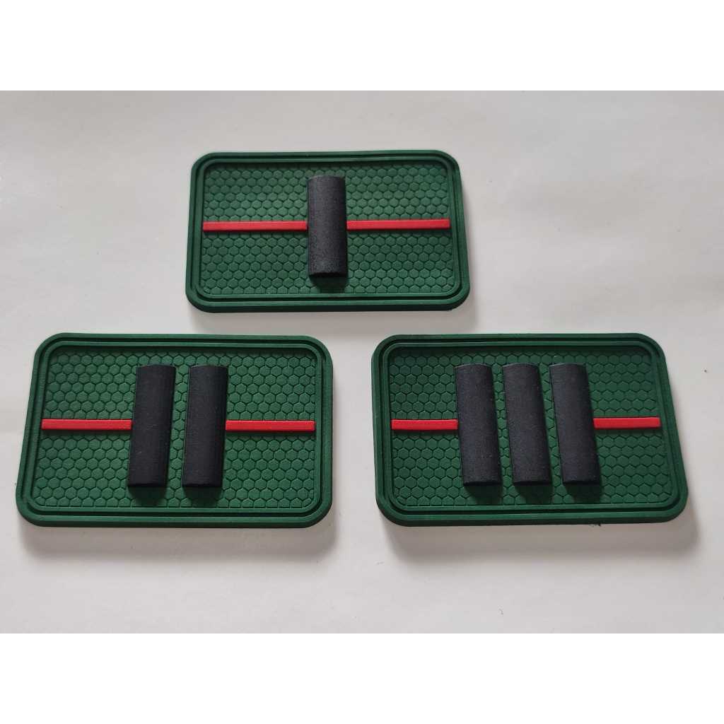 patch rubber pangkat tni letda, lettu, kapten/tempelan karet pangkat tni ad
