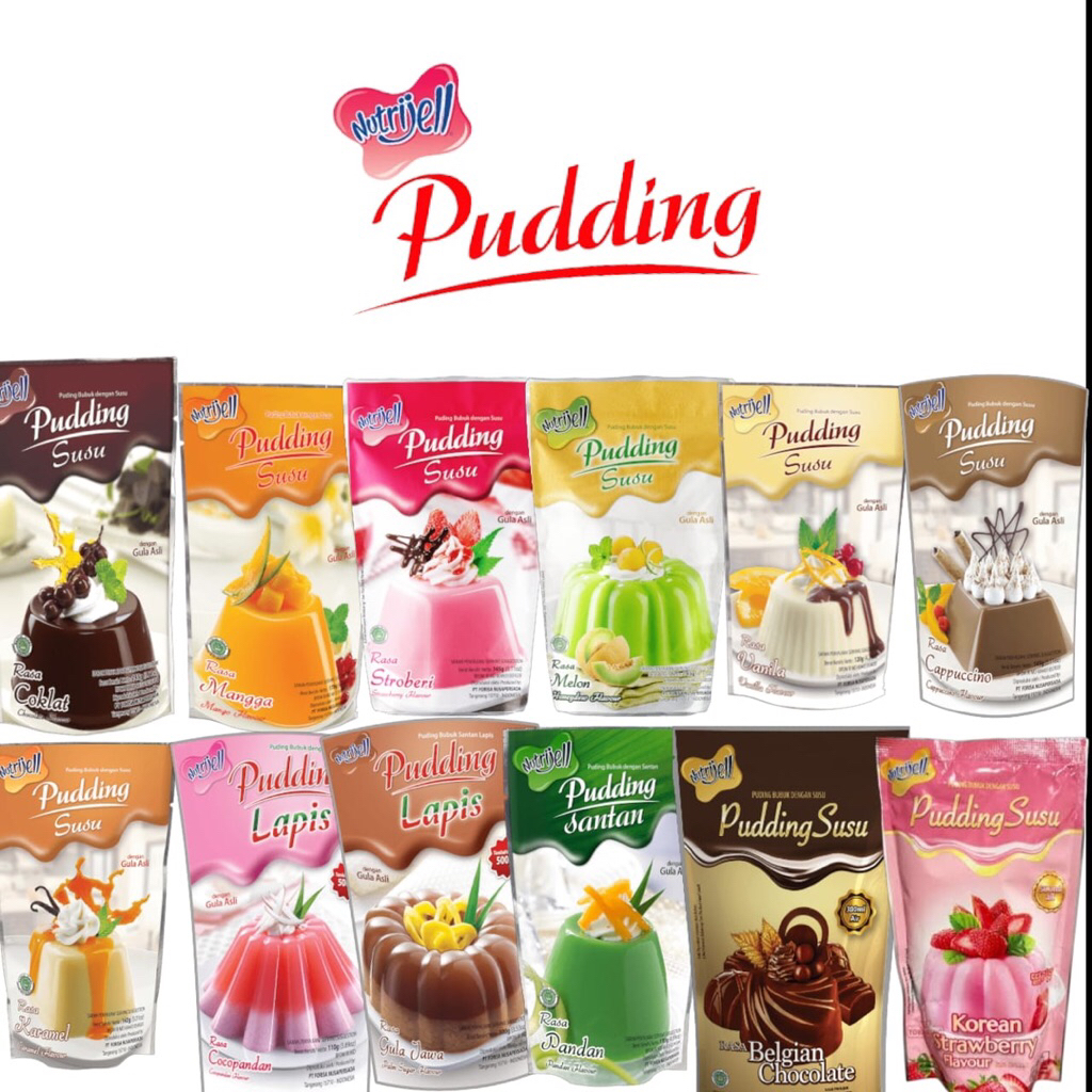 

NUTRIJELL PUDDING SUSU TERMURAH// PUDDING HARGA GROSIR