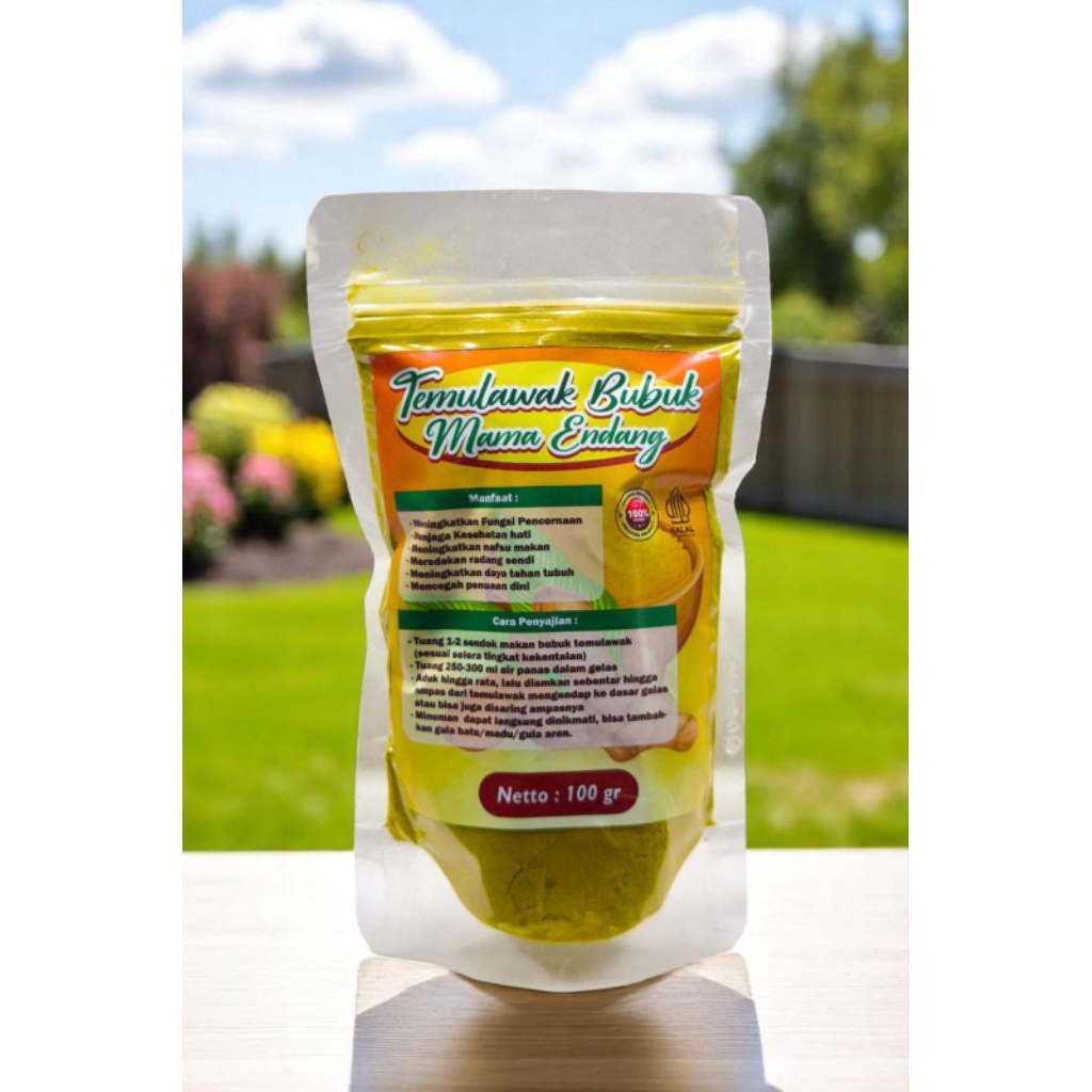 

Temulawak Bubuk Alami 100gram– Sehat dari Rimpang Asli- Minuman bubuk instan