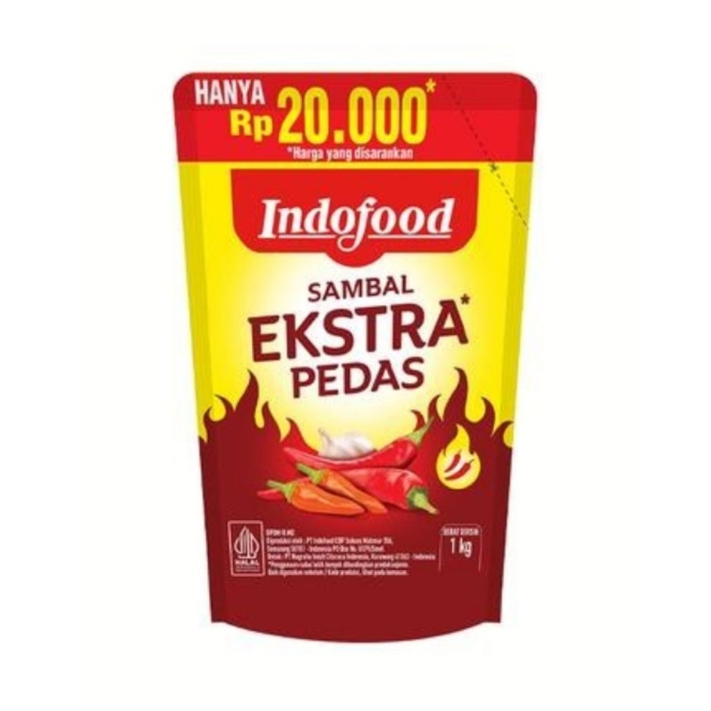

Indofood Sambal Extra Pedas 1 Kg