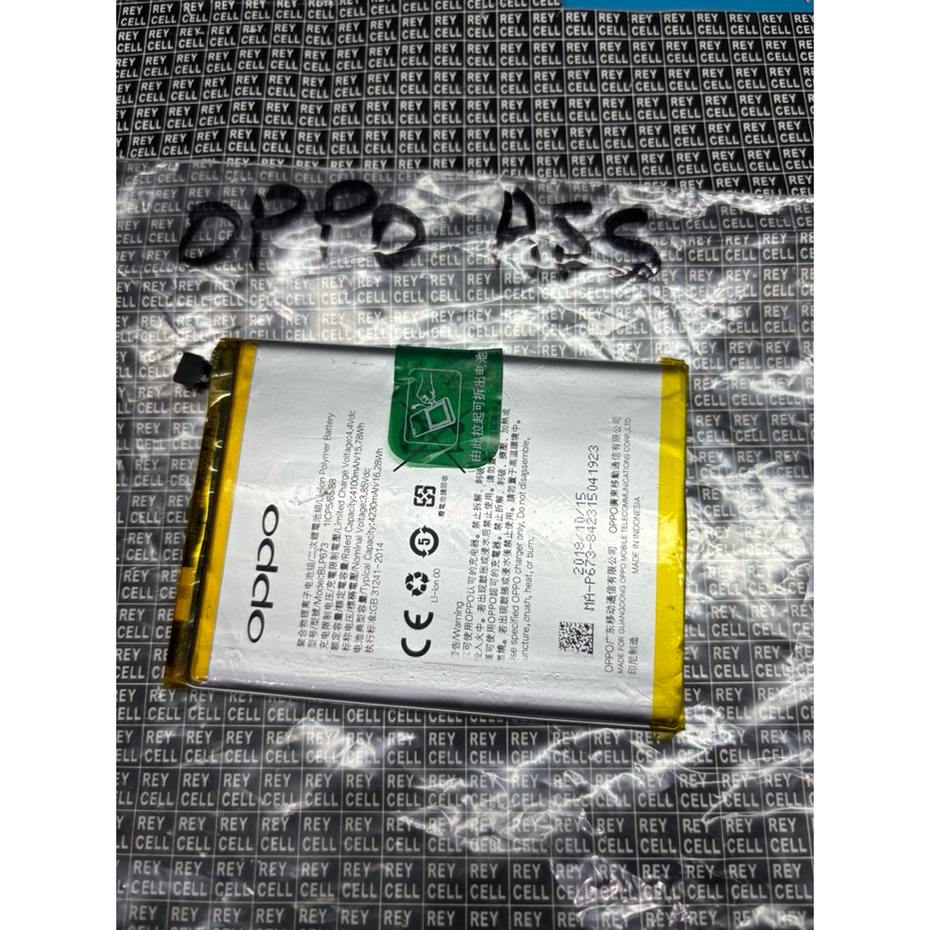 baterai oppo a5s ori copotan