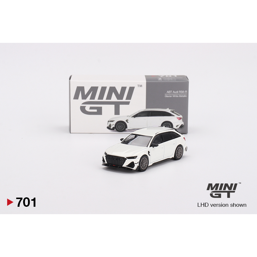 Mini GT 701 Audi ABT RS6-R Glacier White Metallic