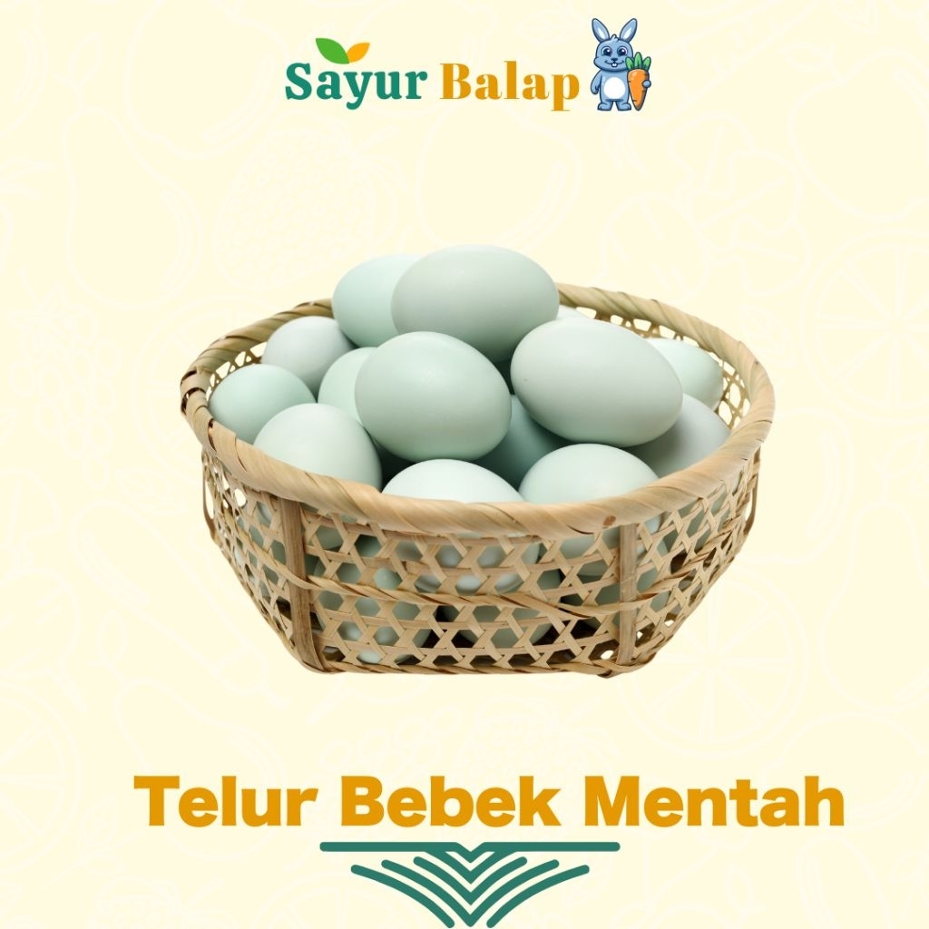 

Telur Bebek - Mentah - 3 Pcs - Sayur Balap Lampung