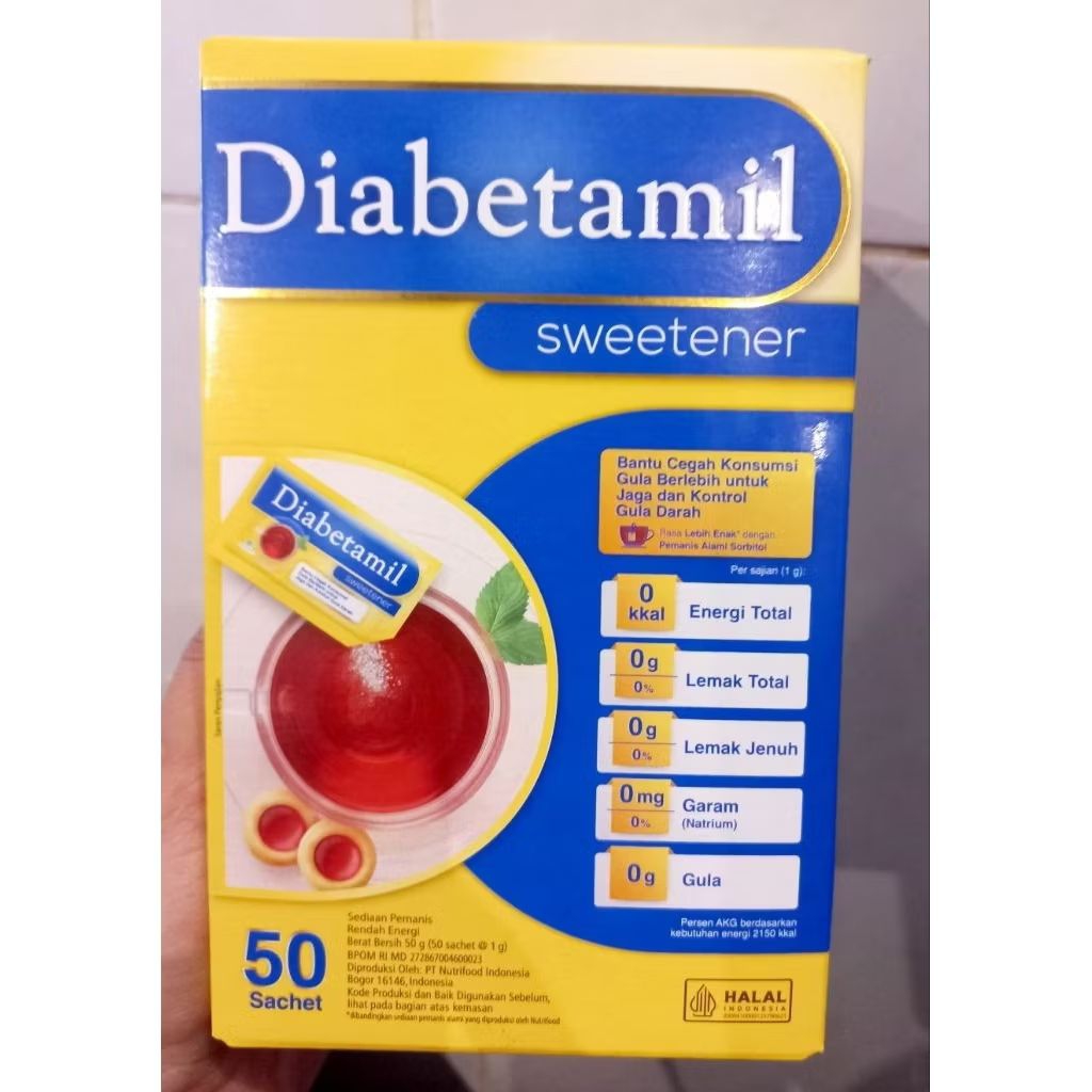 

Diabetamil sweetener 50s/Gula tropicana diabetes/tropicana diabetamil
