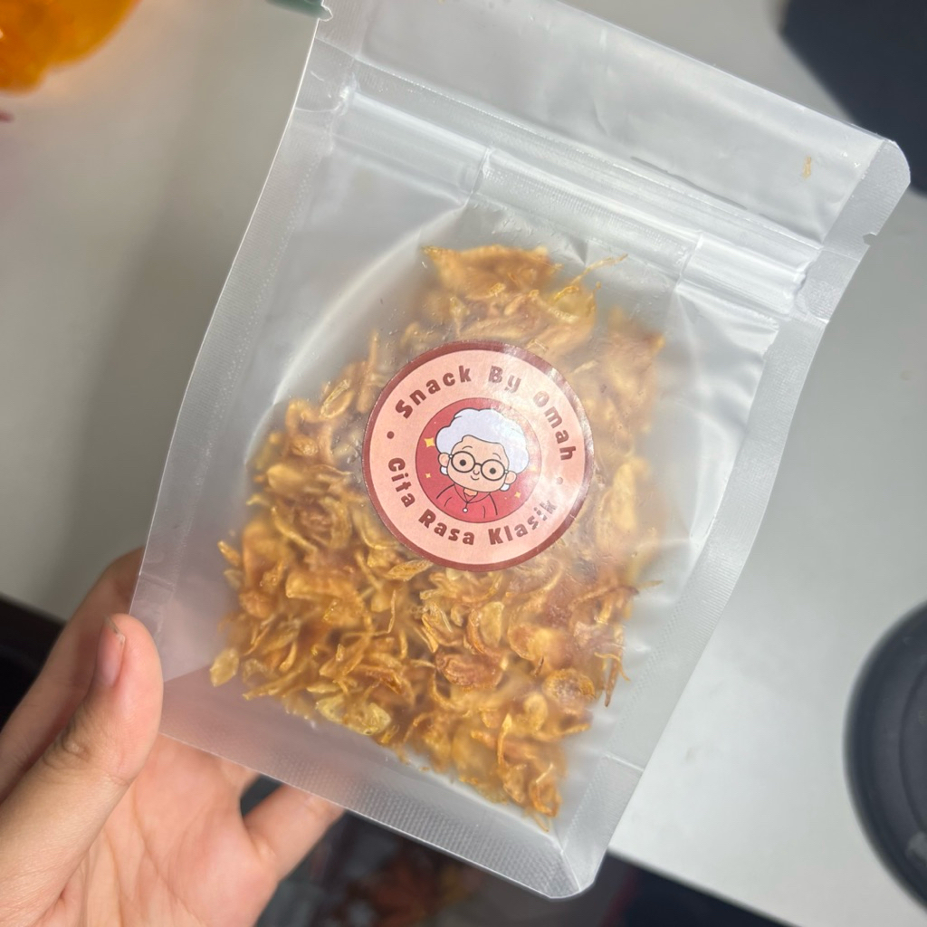 

Bawang Goreng Murni Tanpa Tepung – Renyah & Gurih Asli dari Snack by Omah