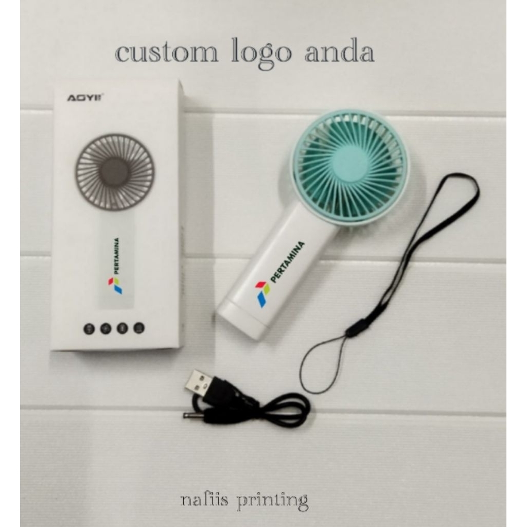 Kipas Mini Portable / Custom Kipas Mini Fan / Kipas Promosi / Sovenir Kipas Mini