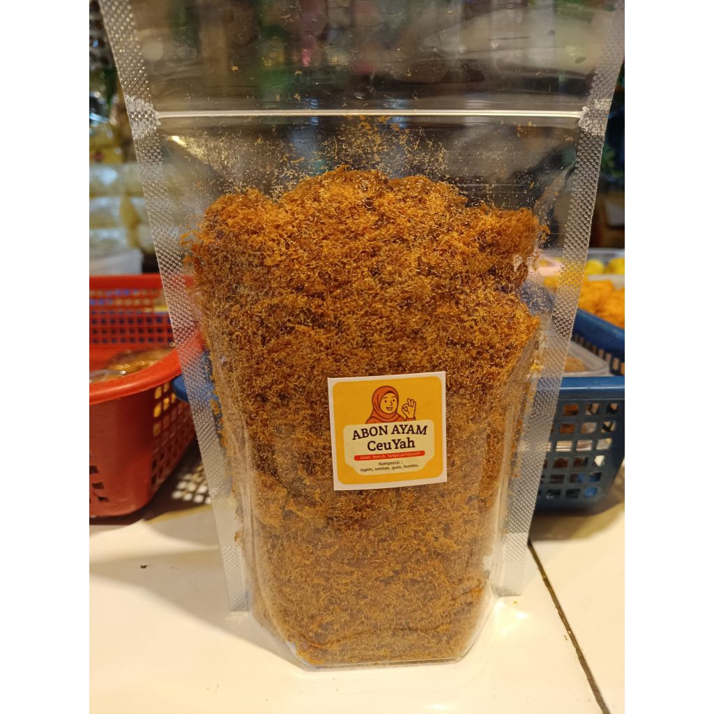 

Abon Ayam CeuYah –250gr – Gurih Lezat – Tanpa Pengawet & MSG