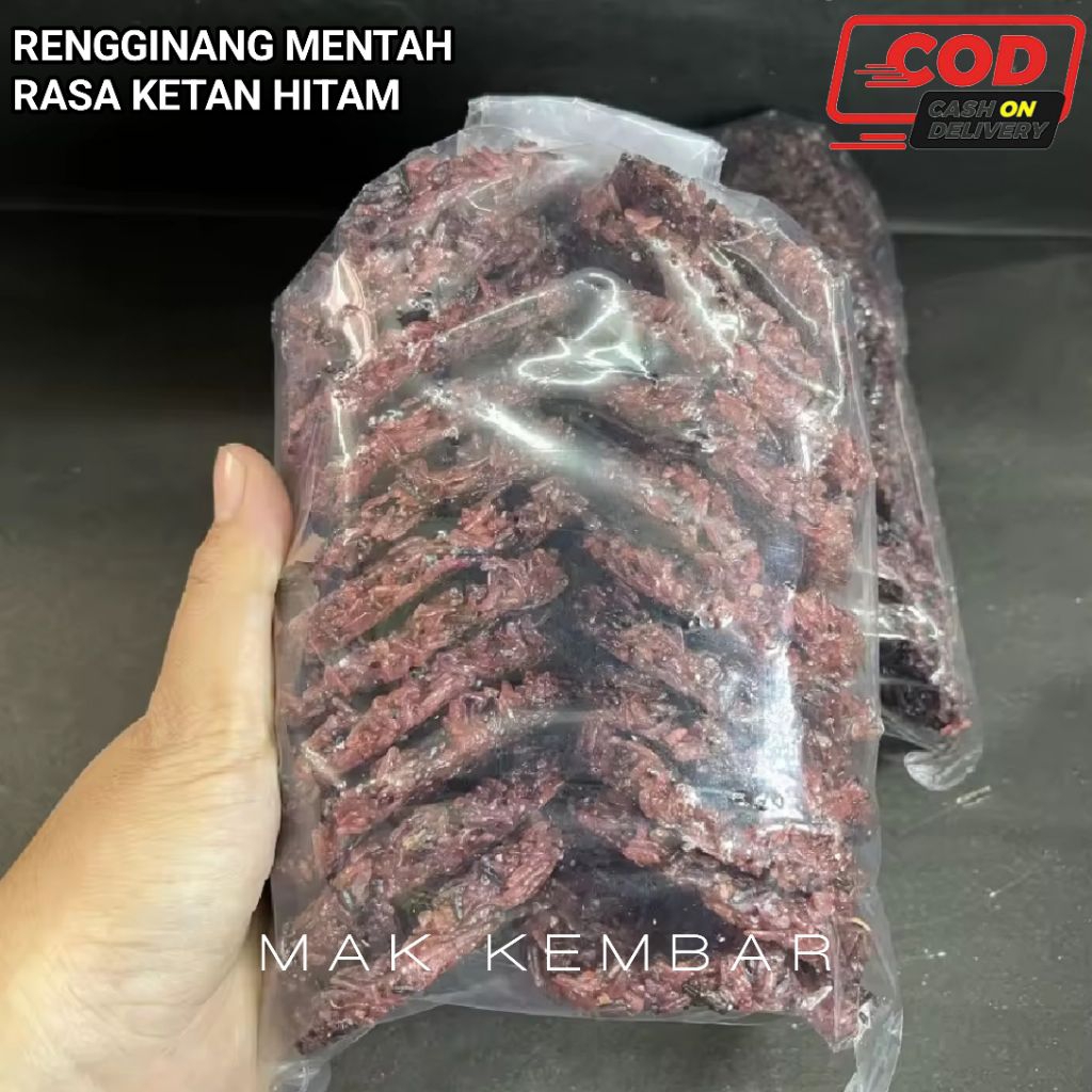 

TERMURAH Rengginang Mentah Asli Ketan Hitam Kemasan 1KG Rangginang Rasa Ketan Hitam Renyah Dan Gurih