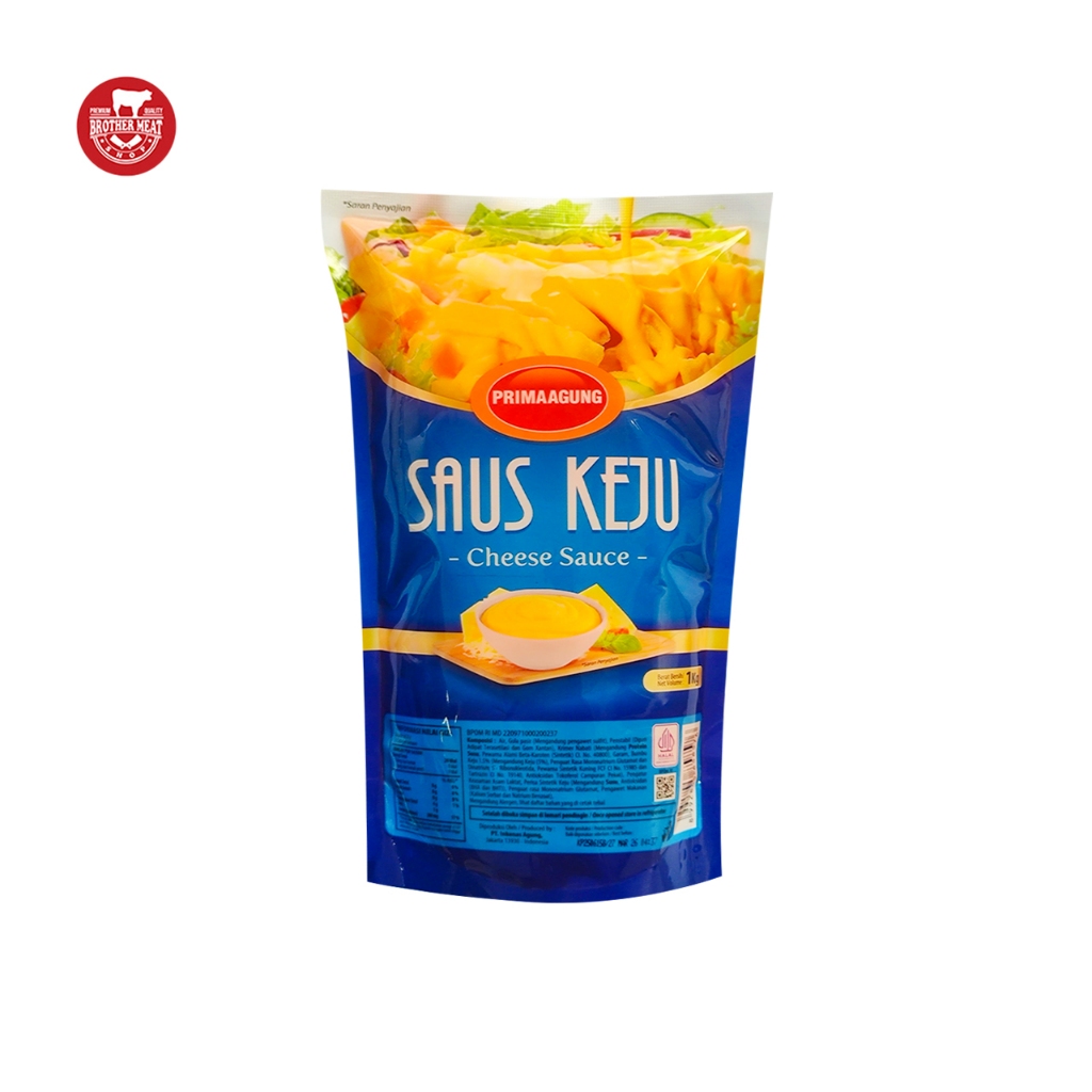 

PRIMA AGUNG Saus Keju / Cheese Sauce 1kg - Brothermeatshop
