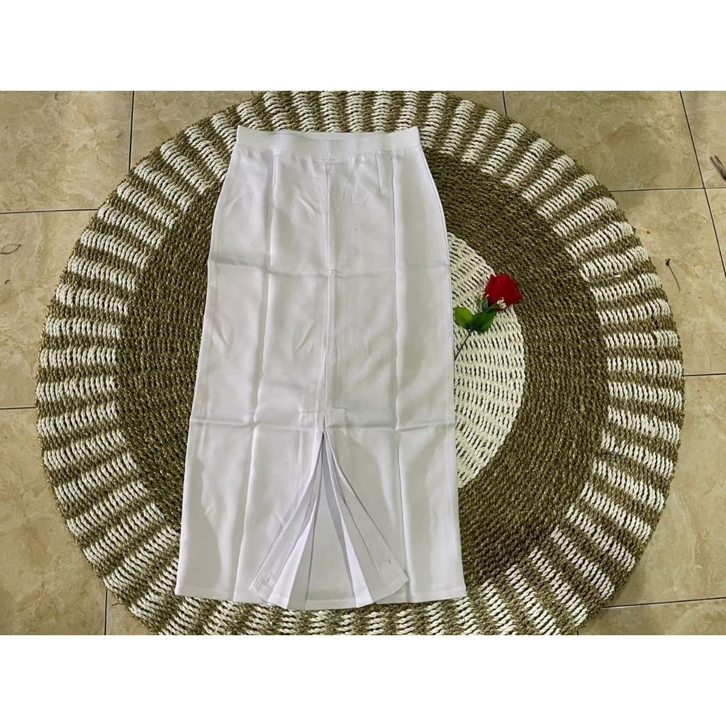 Rok span wanita pinggang karet