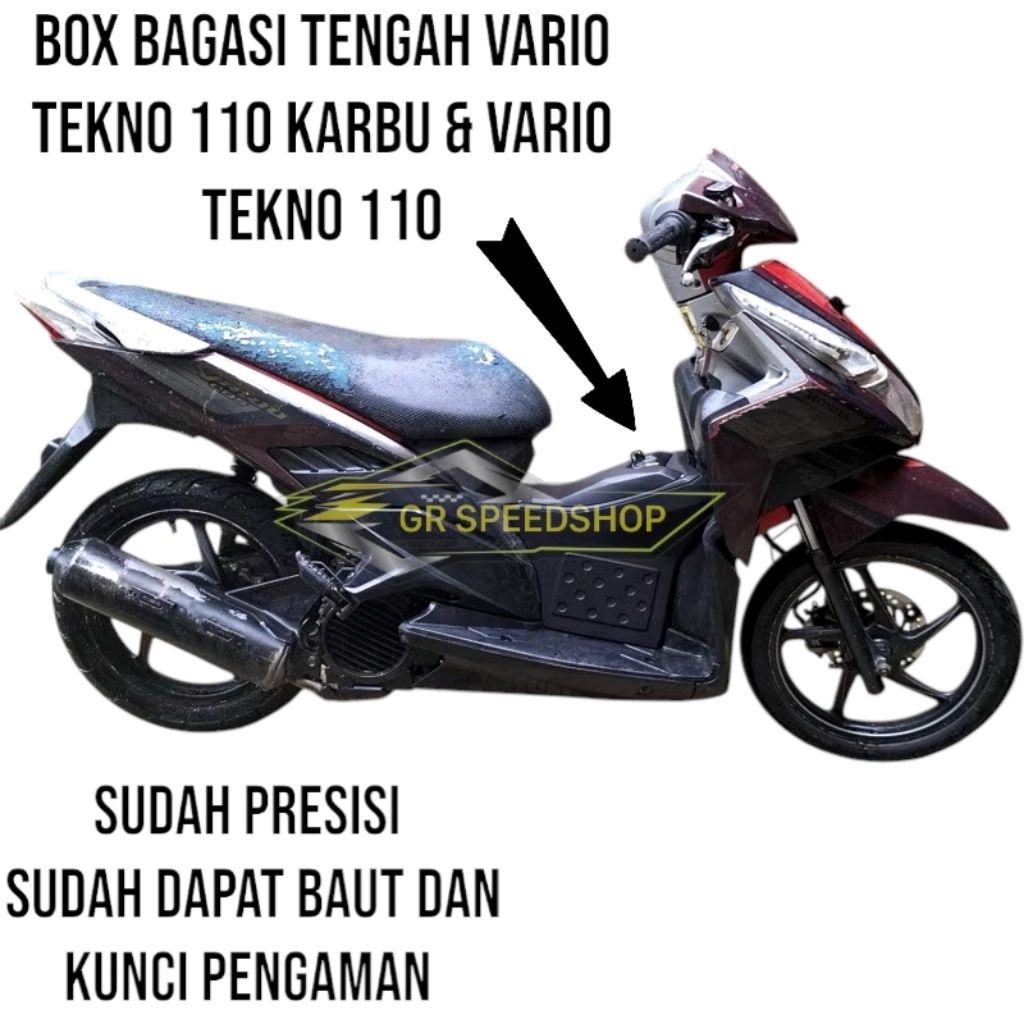 Box Depan Vario Tekno 110 Karbu Box Bagasi Depan Vario Tekno 110