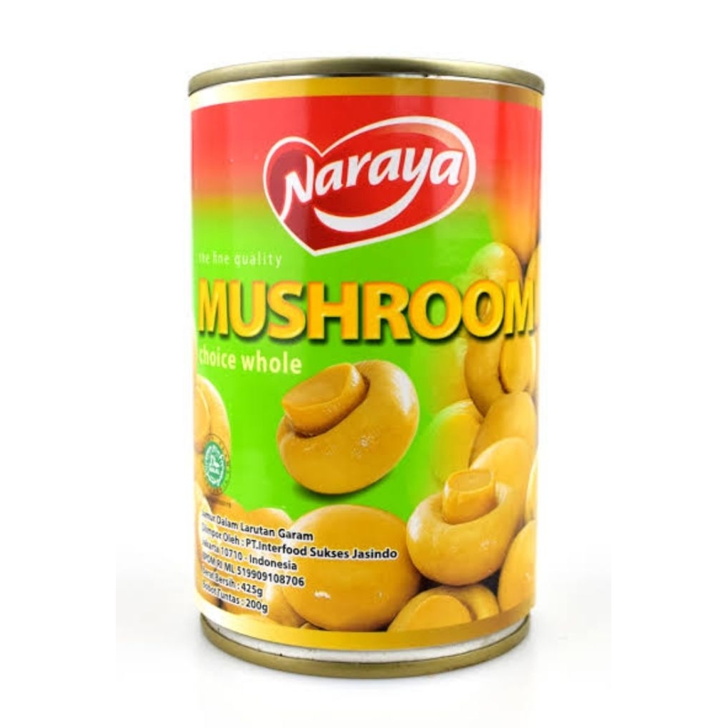 

Naraya Mushroom Choice Whole 425 Gr - Jamur Kancing