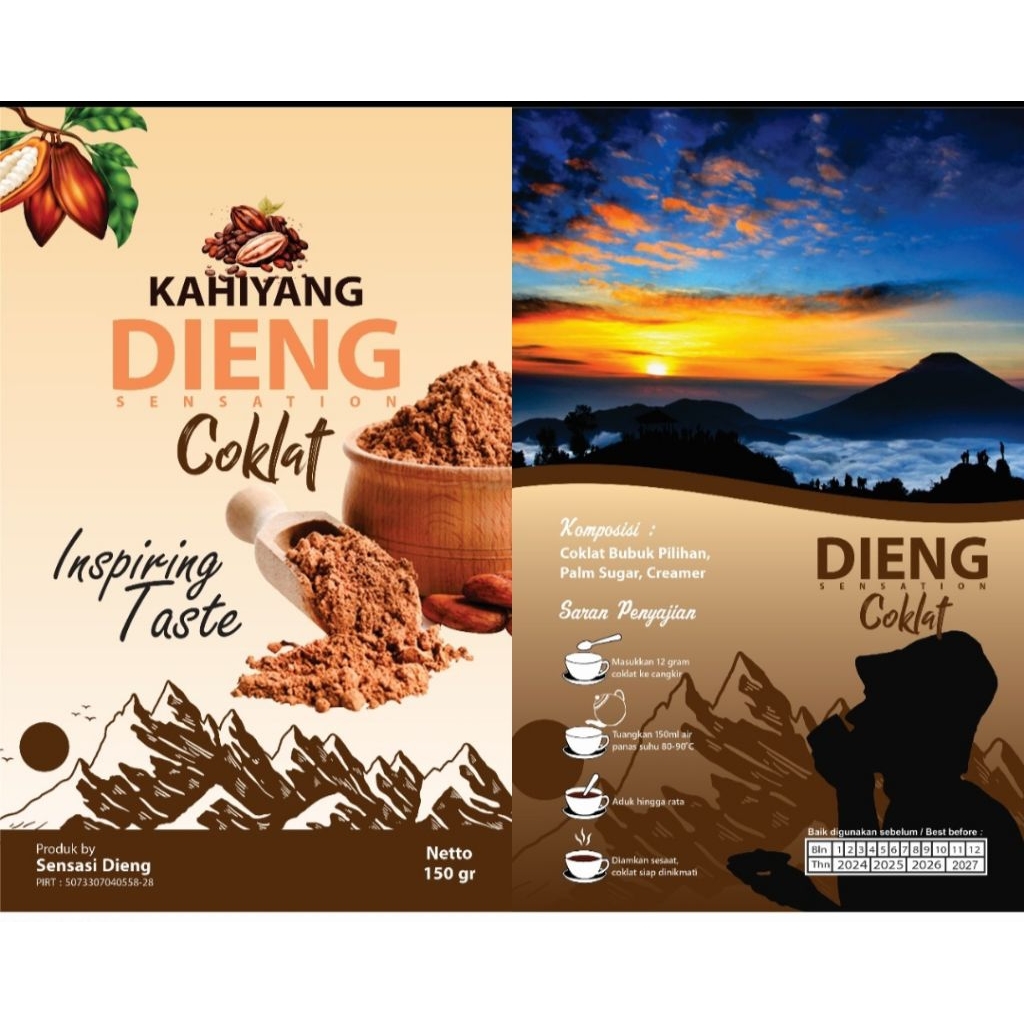 

Kopi Dieng - Coklat Kahiyang Dieng kemasan 150gram