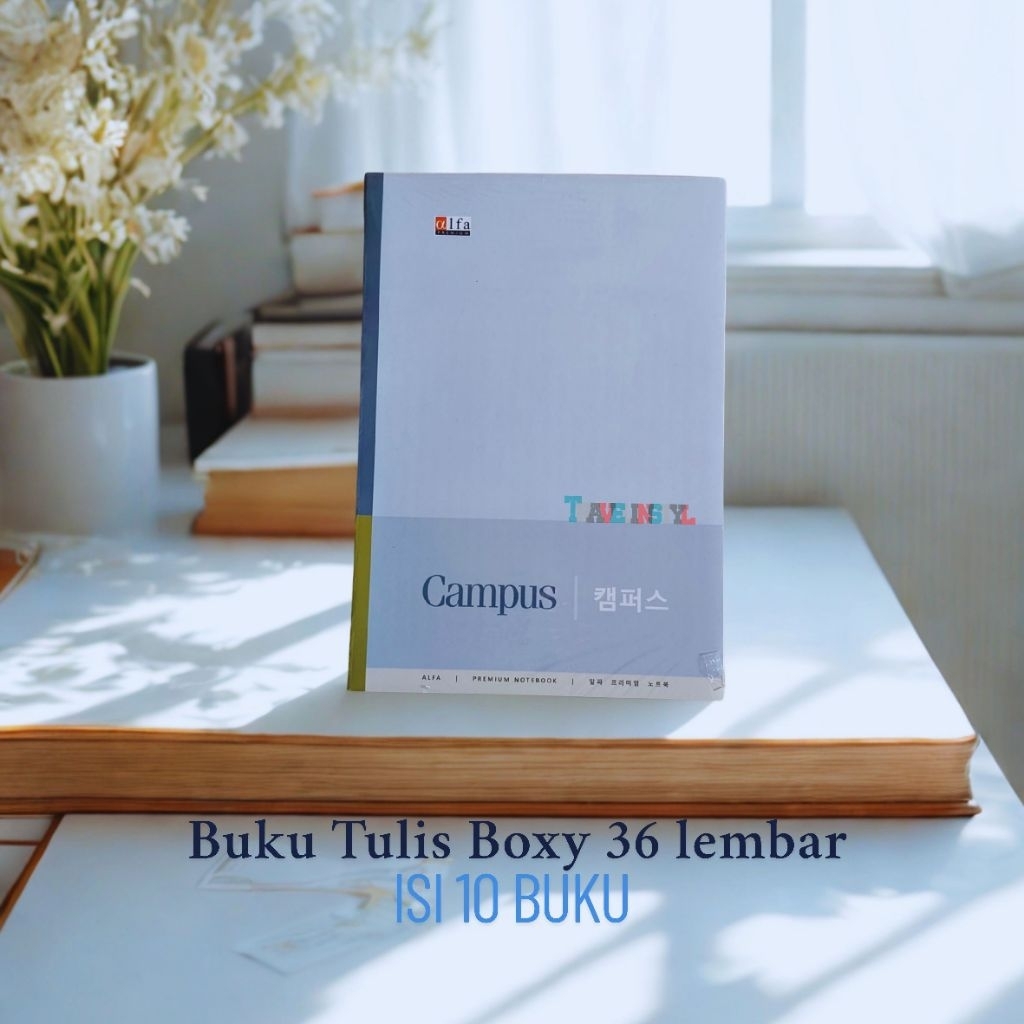 

Buku Tulis BOXY B5 Campus 36 lembar 1pak (10buku)