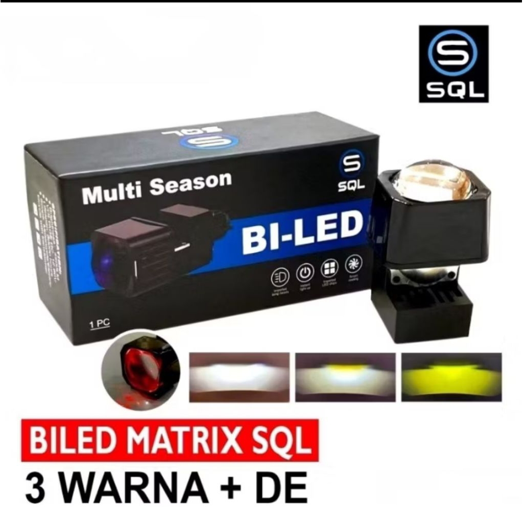 Lampu BiLED Matrix X1 All Weather 1.5inch 3warna