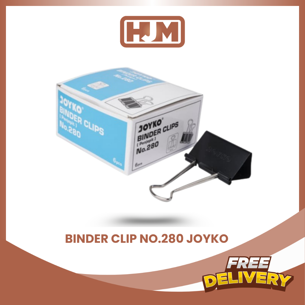 

BINDER CLIP 280 JOYKO / PENJEPIT KERTAS