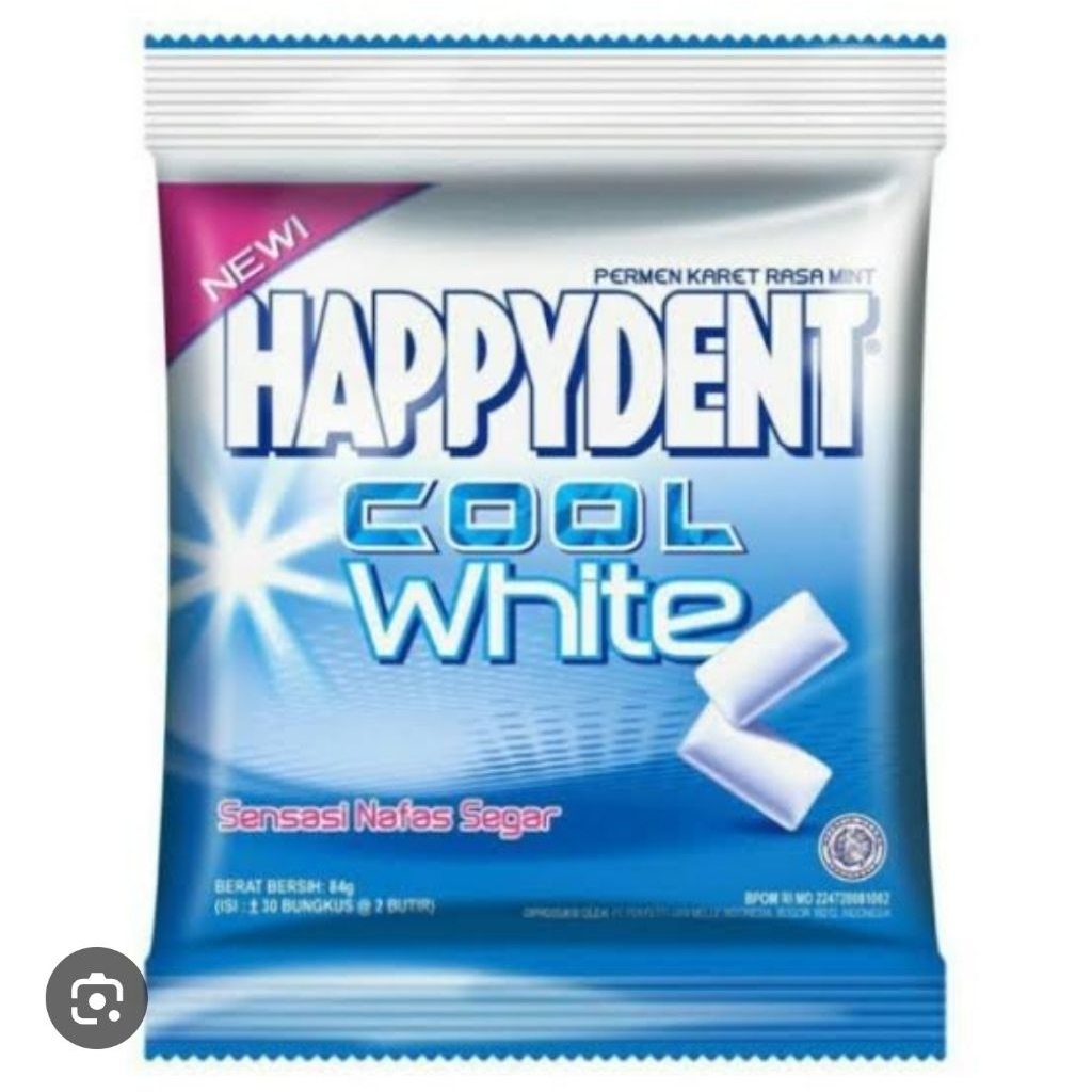 

Permen Karet Happydent Cool White