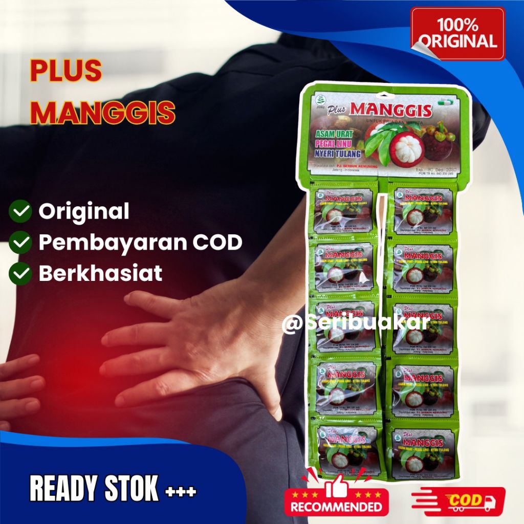 

Kapsul Herbal Plus Manggis Atasi Asam Urat Pegalinu