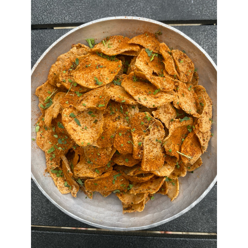 

[PROMO!!] BASRENG PEDAS DAUN JERUK/KERIPIK BASRENG 500gr