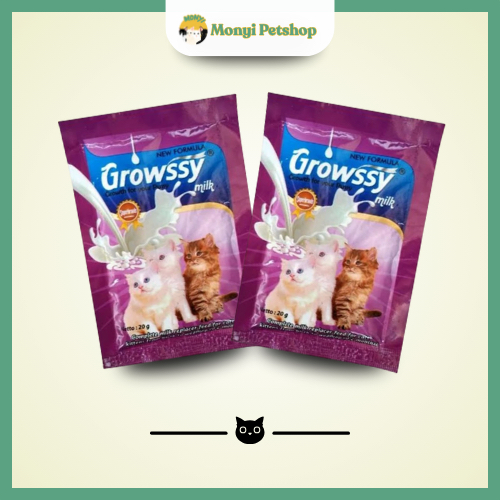 Growssy Susu Kucing 20gr | Susu Pengganti Anak Kucing & Kucing Dewasa