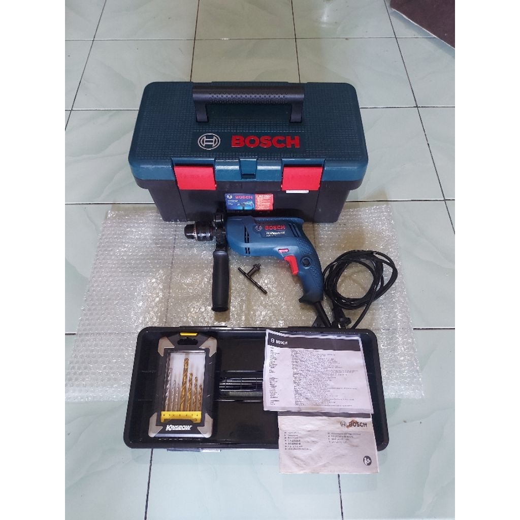 Bosch GSB 550 Freedom Kit + Mata Bor Set Krisbow