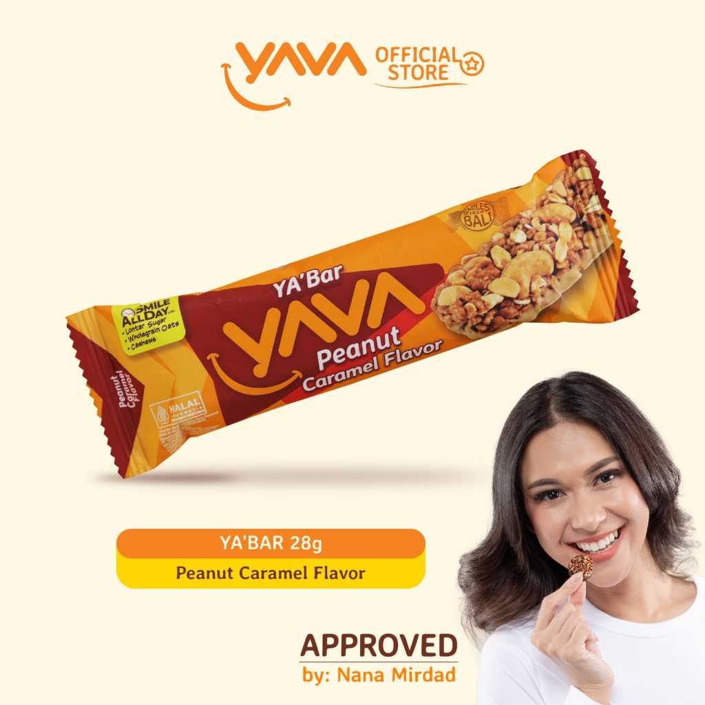

YAVA YA'Bar Peanut Caramel 28g