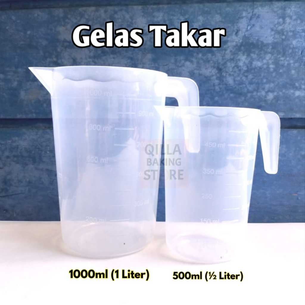 Gelas Takar Plastik Alat Ukur Liter Gelas Liter