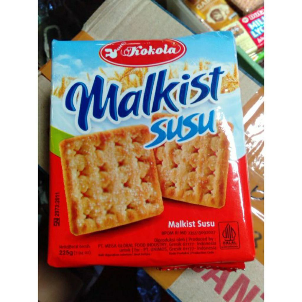 

Kokola Malkist Susu Dengan Taburan Gula 225g