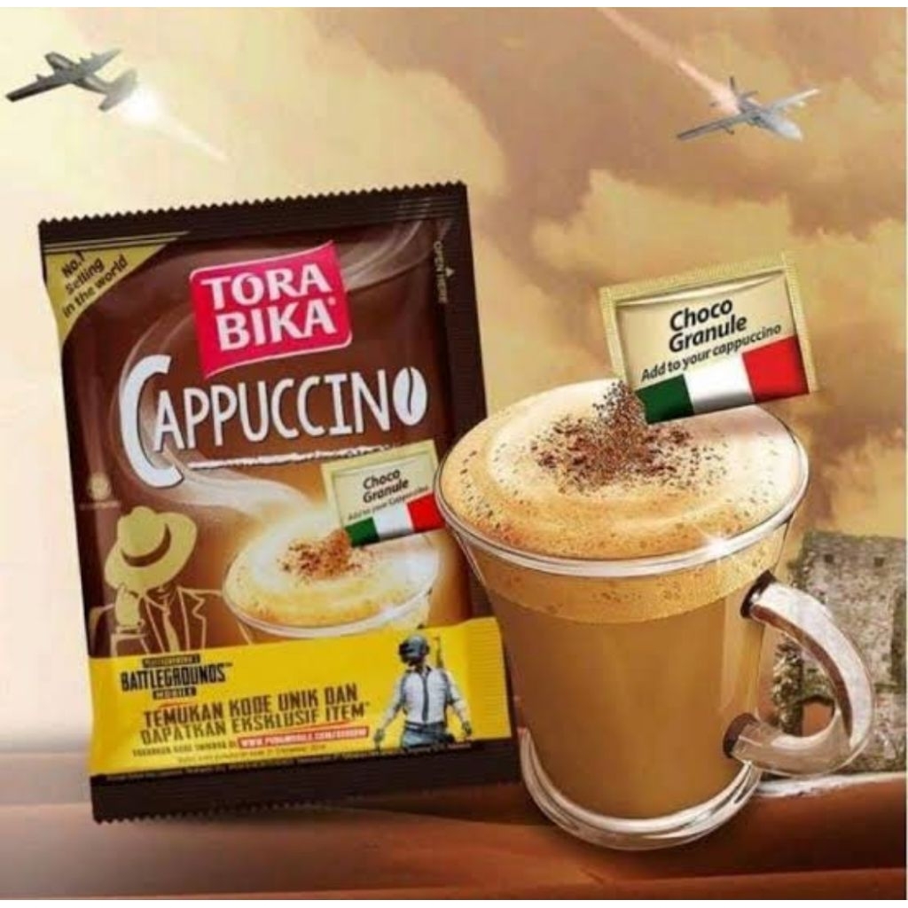 

TORABIKA Cappuccino 25gr topping Choco Granulle Kopi Instan Creamy Halal Enak