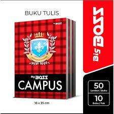 

BUKU BIG BOS CAMPUS 50 LEMBAR BOXY ( 1 PACK ISI 10 PCS )