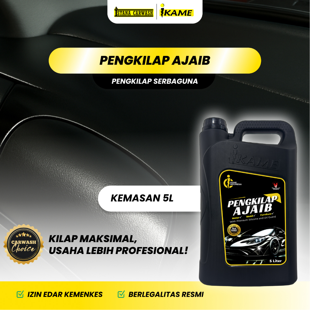 5 Liter Pengkilap Ajaib Serbaguna Pengkilap Body Mobil Motor IKAME