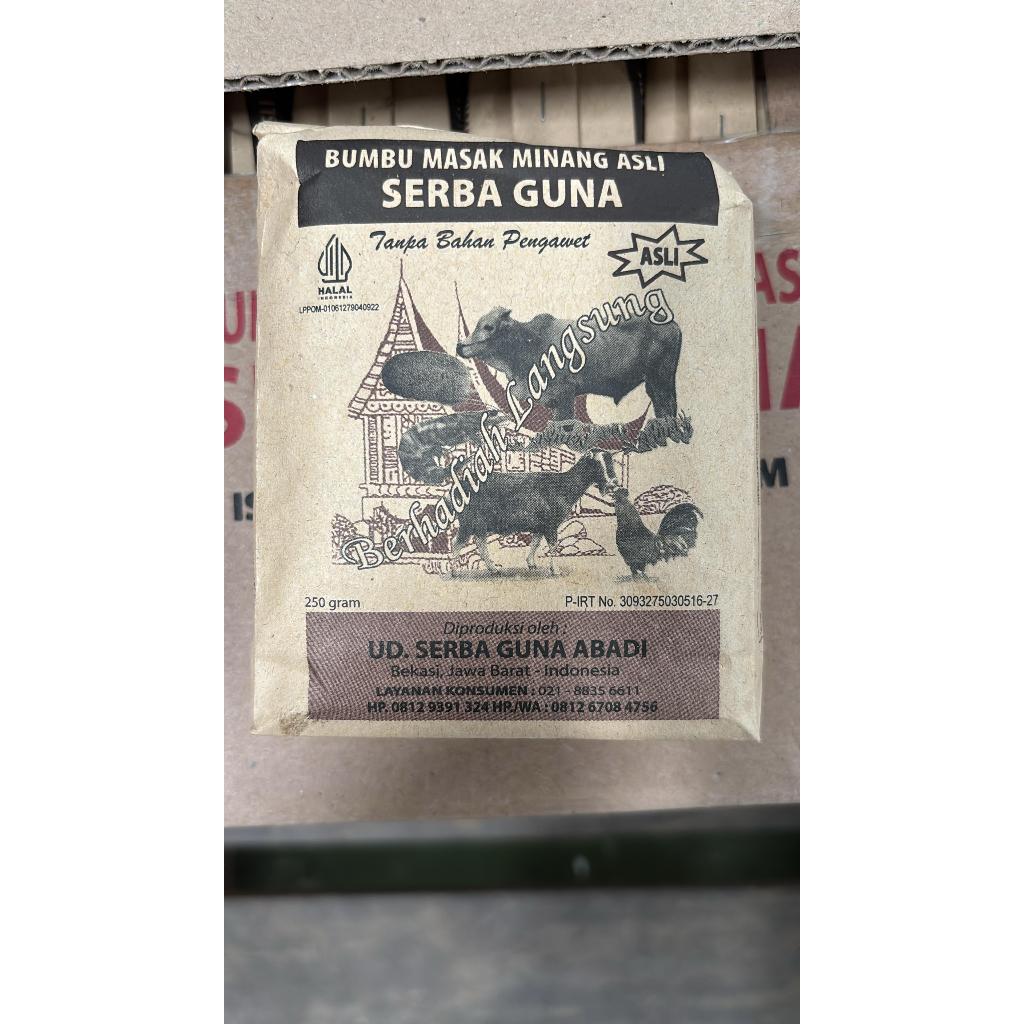 

Bumbu Masak Bumbu Gulai Bumbu Rendang Minang Asli Merk Serbaguna