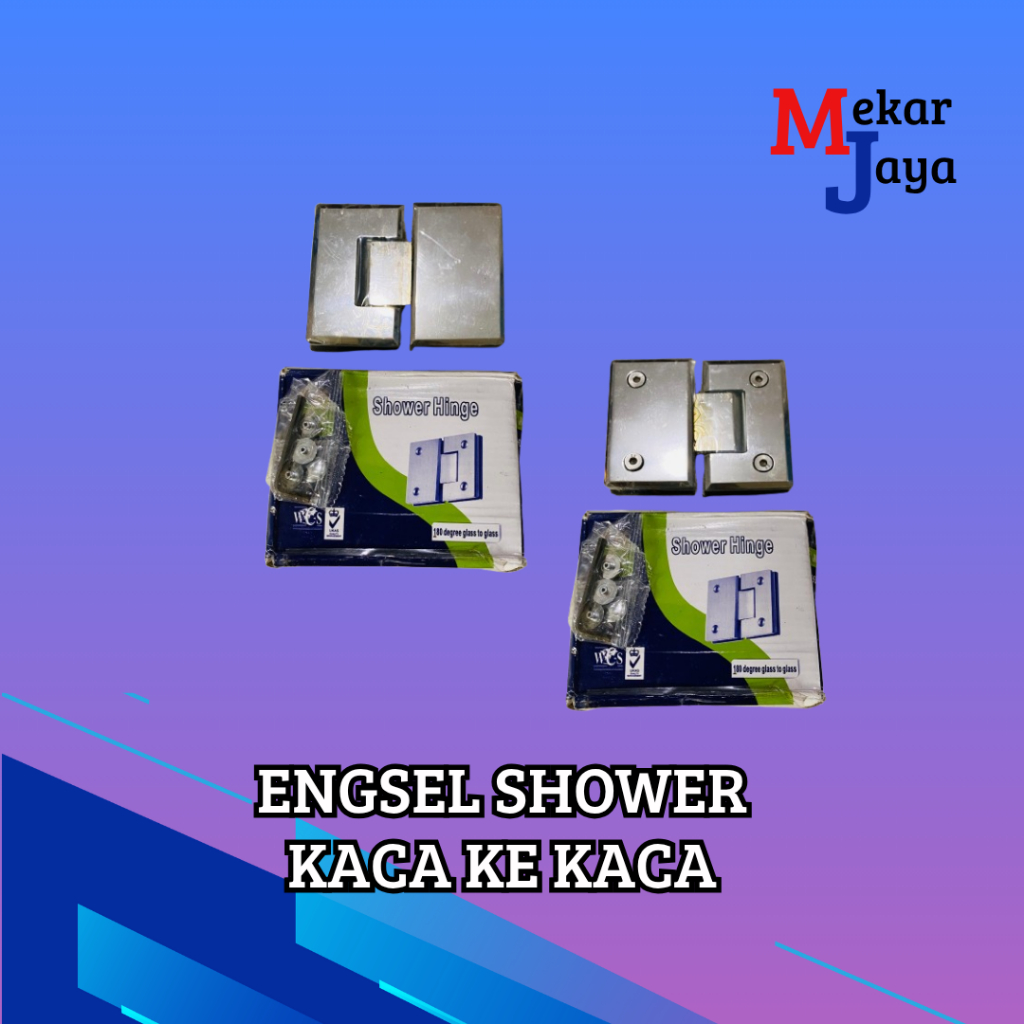ENGSEL PINTU KACA/ENGSEL SHOWER KACA KE KACA
