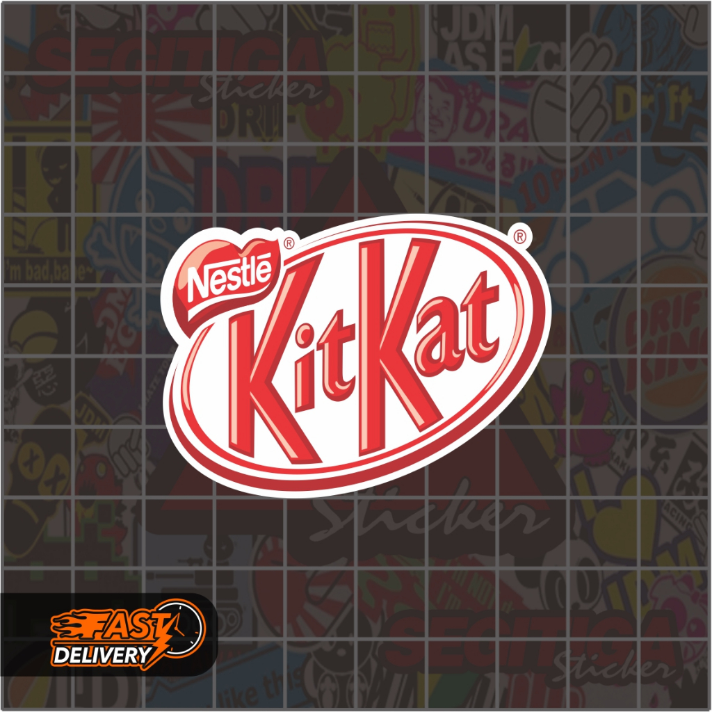 

Sticker Kit Kat Ukuran 5.5 x 4 Cm