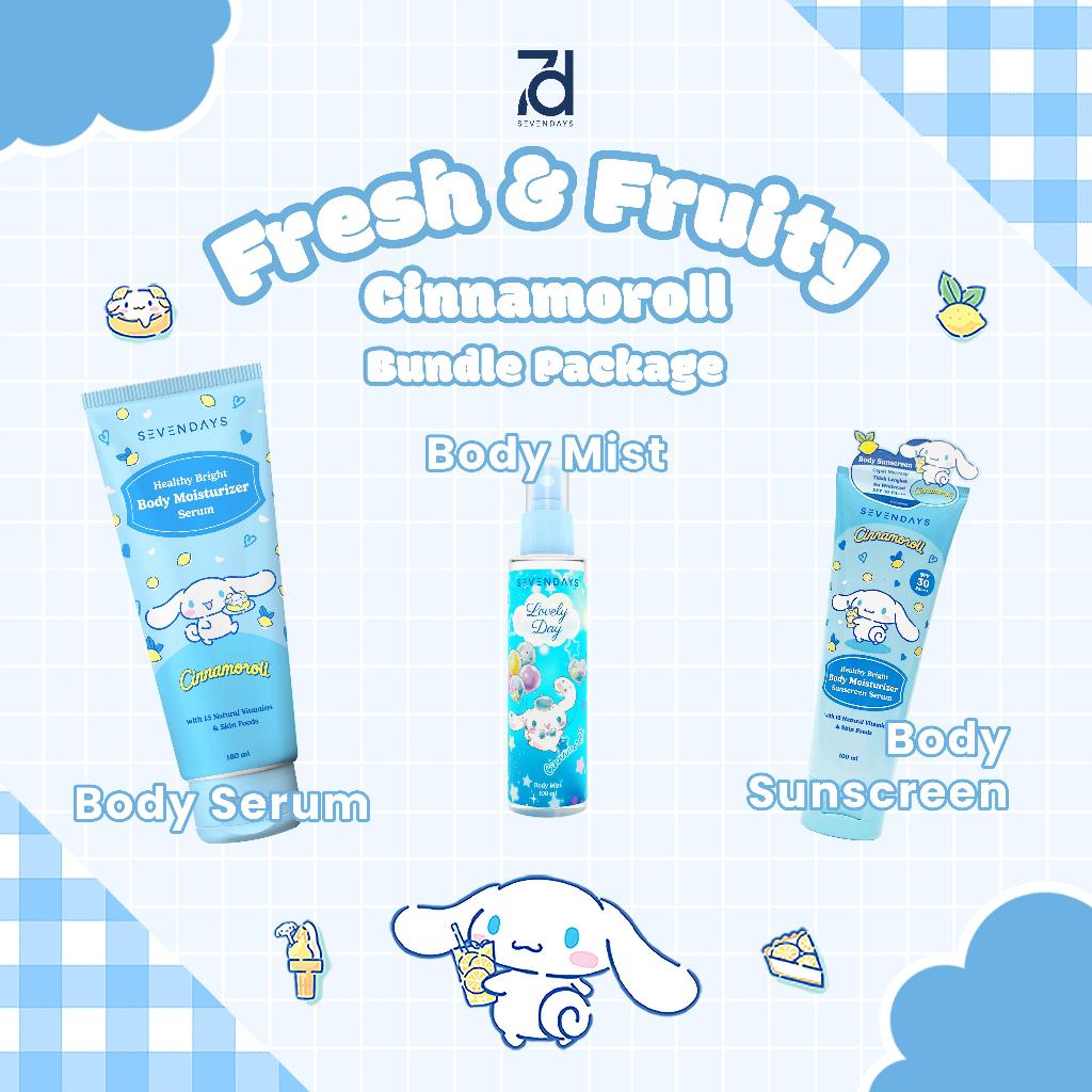 

Seven Days Paket Bundling Fresh & Fruity Cinnamoroll (7DBS CN + 7DBM CN + 7DUV CN+KEYCHAIN)
