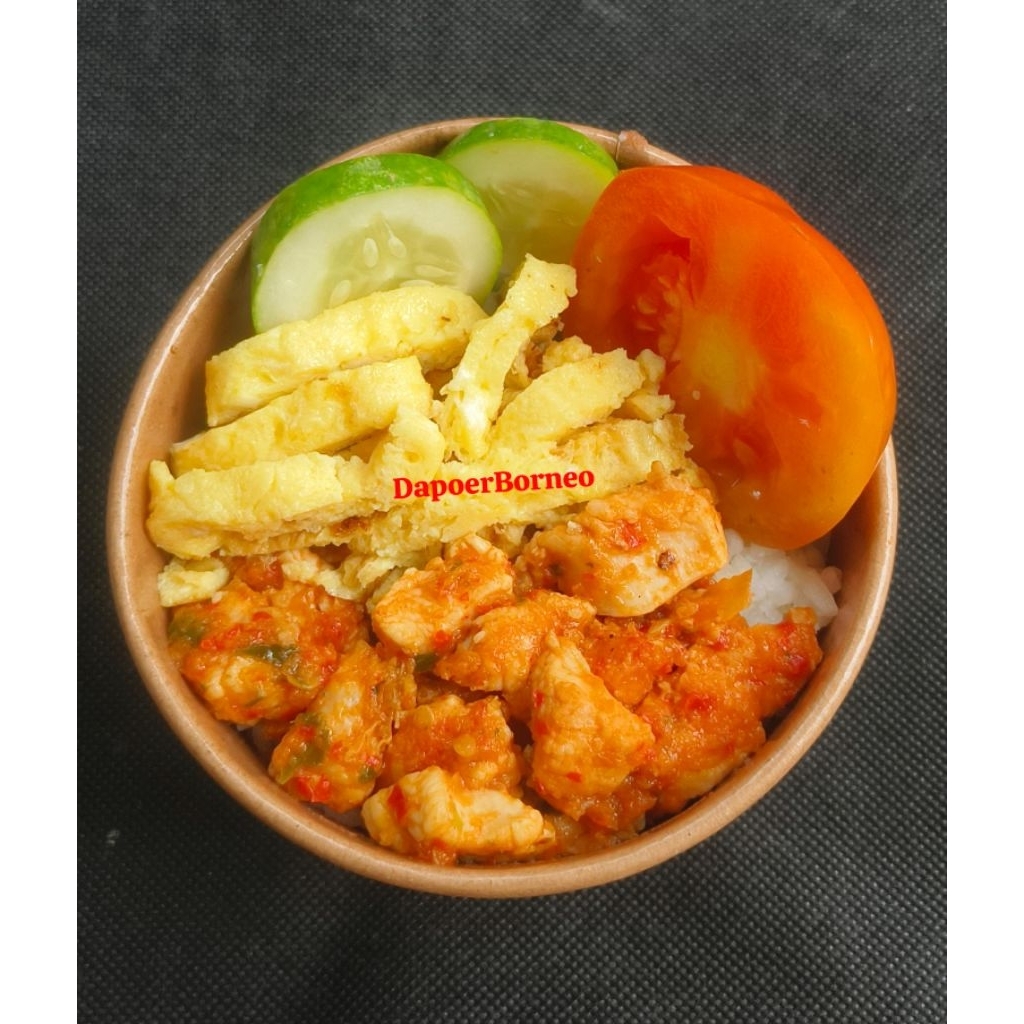 

Rice Bowl Ayam Bumbu Seblak