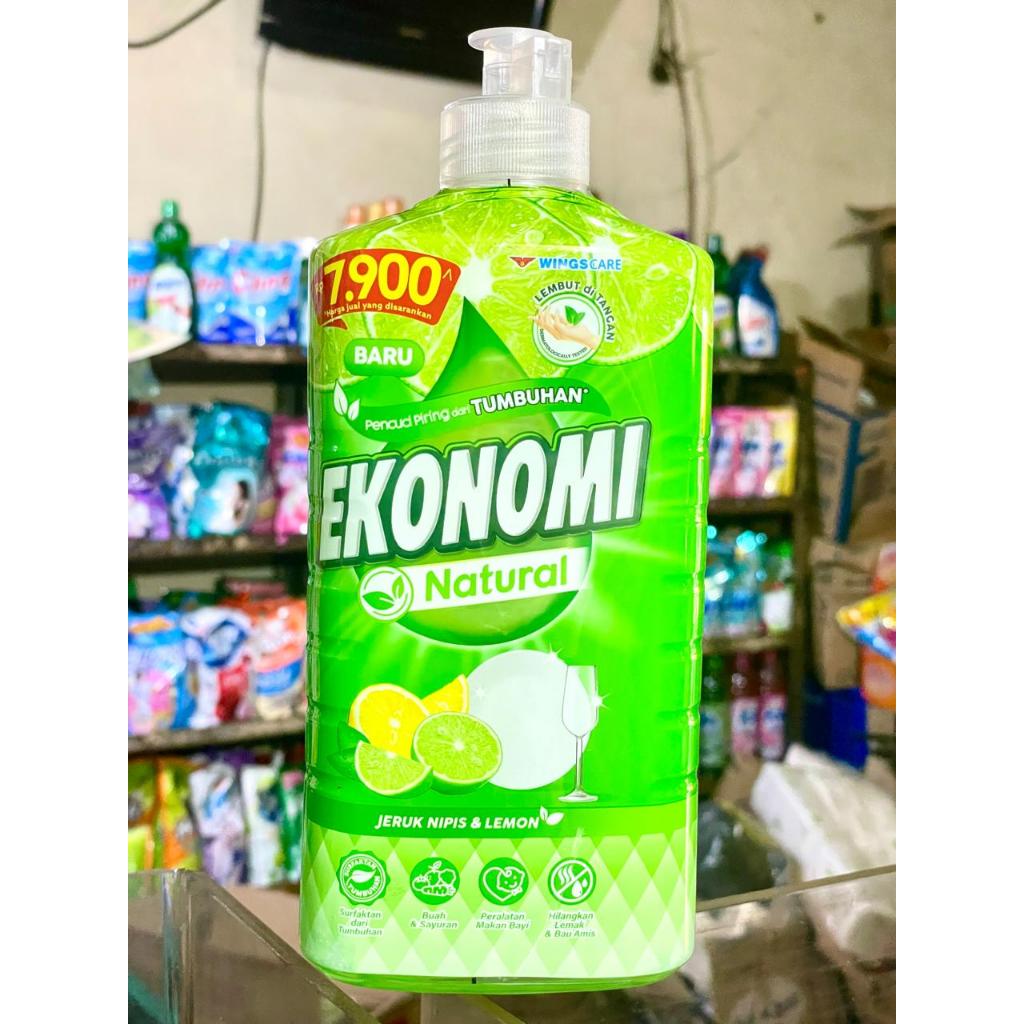 Ekonomi Pencuci Piring Natural Bottle 650ml Botol Sabun