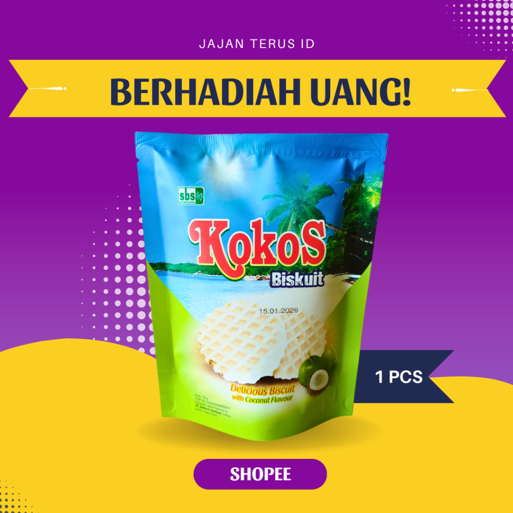 

Kokos Biskuit Sagu Rasa Kelapa + Berhadiah Uang + Cemilan Viral