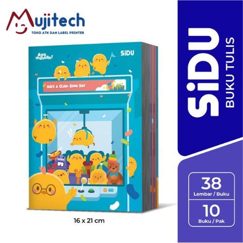 

1 PACK ISI 10 BUKU TULIS 38 LEMBAR SIDU