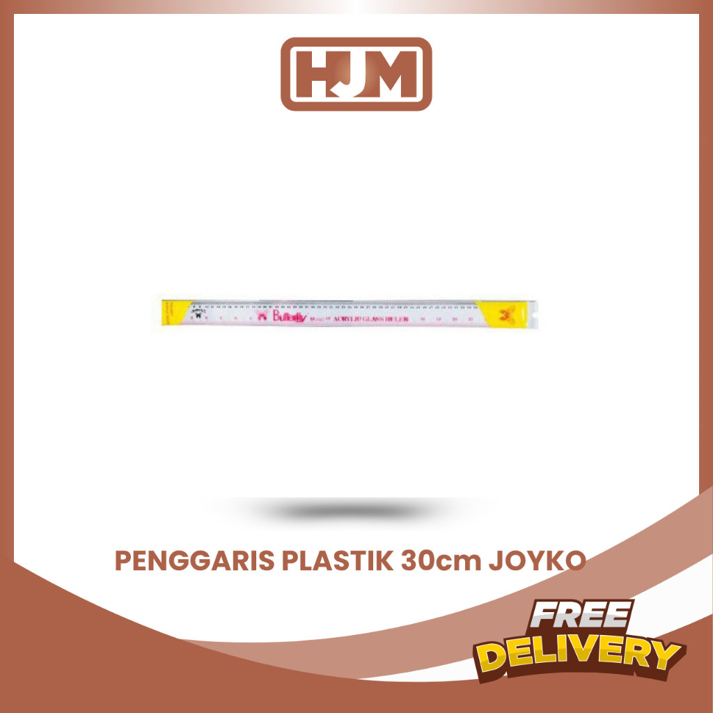 

PENGGARIS PLASTIK 30CM JOYKO / MISTAR