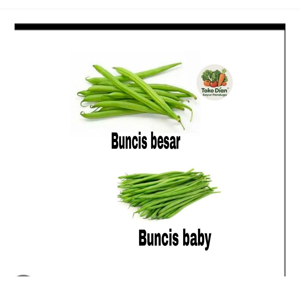 

KIRIM BESOK Buncis besar/buncis baby/Diansayurpandugo