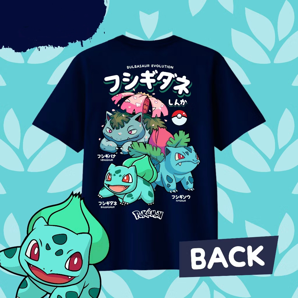 Kaos Pokemon Kaos Terbaru untuk Pria dan Wanita Umum Katun Premium 30s  Anak Remaja Dewasa